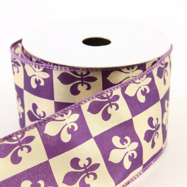 2.5"X10YD FLEUR DE LIS A4