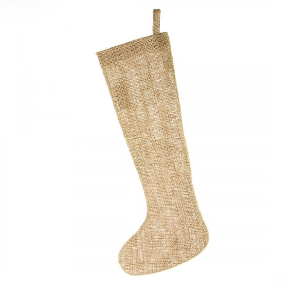 17.5"BURLAP STOCKING A4