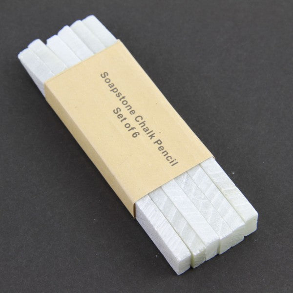 3.2"SLATE SOAPSTN PENCIL 6/ST
