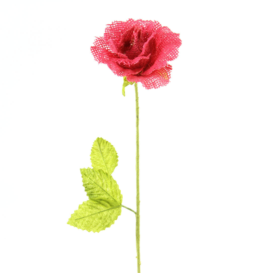 23.75"BURLAP ROSE STEM A4