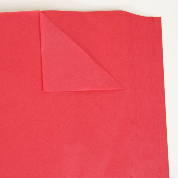TISSUE UNWAXED 20X30" RED