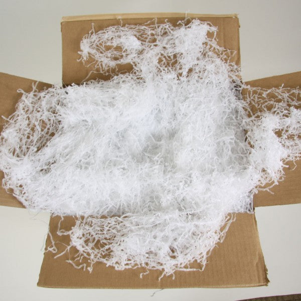 10 LB WHITE WAXED SHRED