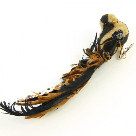 7"LEOPARD GRAIN BIRD