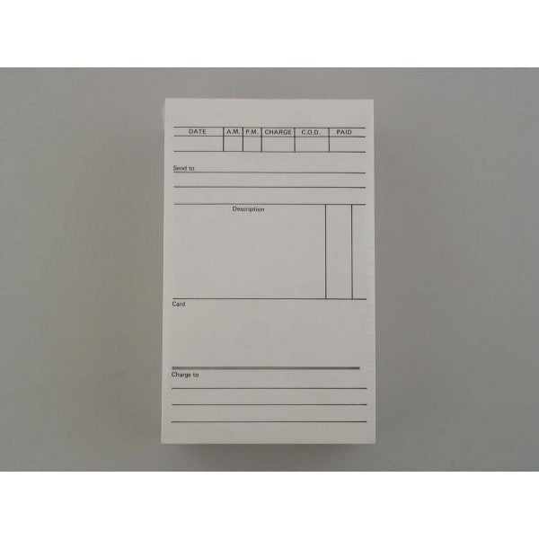 ORDER PADS X 5